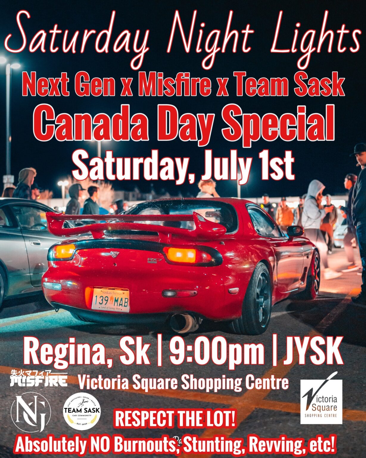 Saturday Night Lights Pop-Up Car Meet – CANADA DAY EDITION - Victoria ...